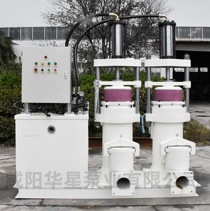 壓濾機節(jié)能進料泵，液壓陶瓷柱塞泥漿泵