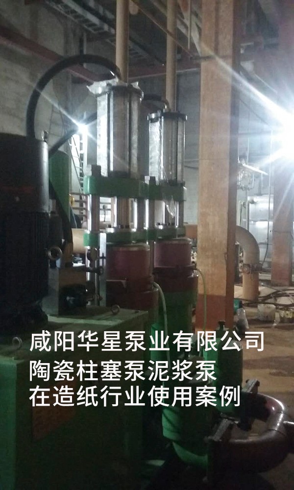 造紙行業(yè)咸陽柱塞泵使用現(xiàn)場1